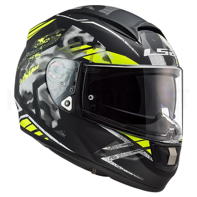 Casco Integral LS2 FF397 Vector FT2 Strencil negro mate-amarillo Sku:A-103973754 /a/-/a-103973754_01.jpg