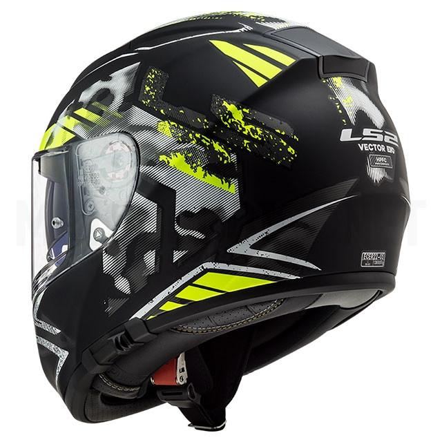 Casco Integral LS2 FF397 Vector FT2 Strencil negro mate-amarillo Sku:A-103973754 /a/-/a-103973754_04.jpg