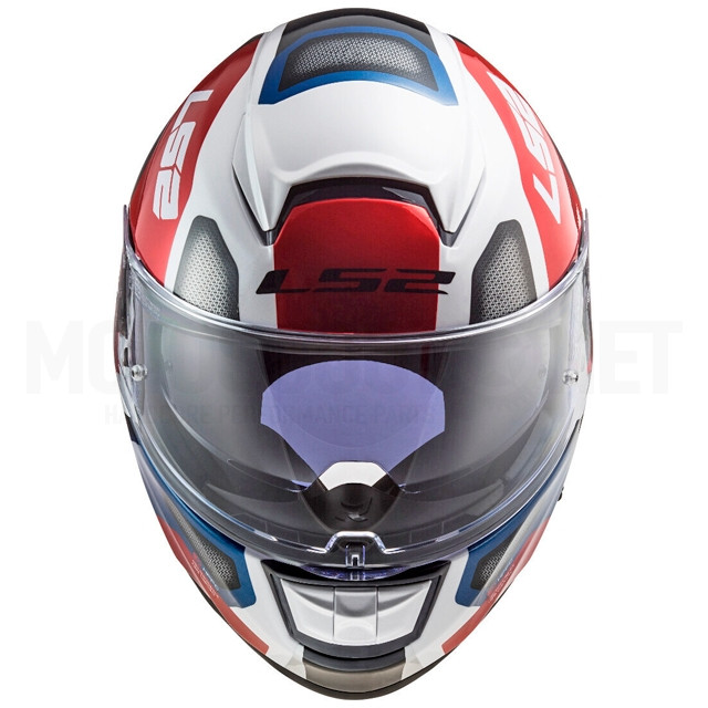 Casco integral LS2 FF397 Vector FT2 Automat Blanco / Rojo ref: A-103973832