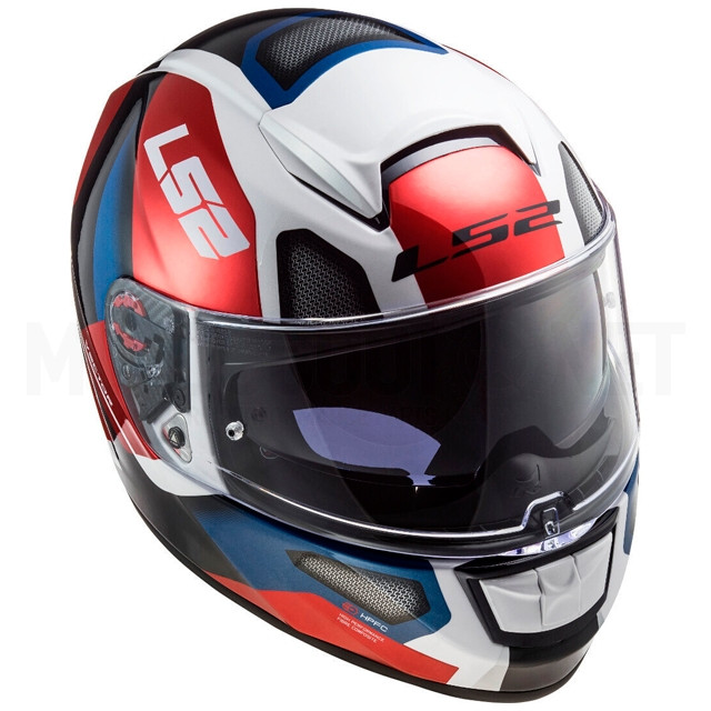 Casco integral LS2 FF397 Vector FT2 Automat Blanco / Rojo ref: A-103973832