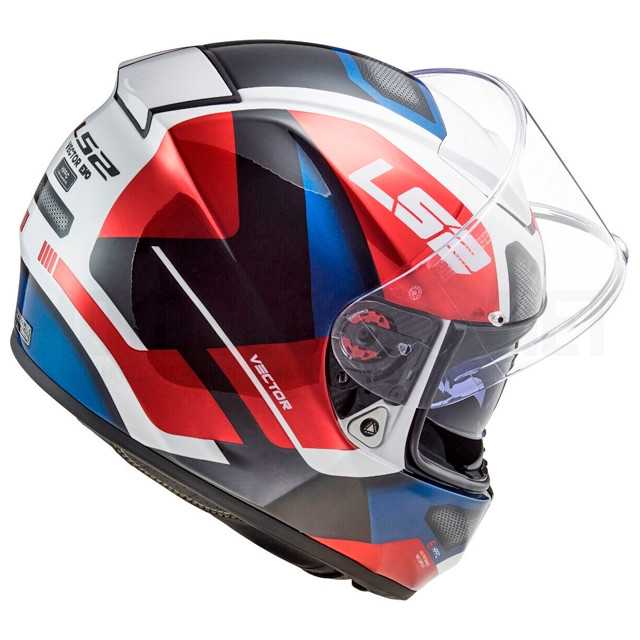 Casco integral LS2 FF397 Vector FT2 Automat Blanco / Rojo ref: A-103973832