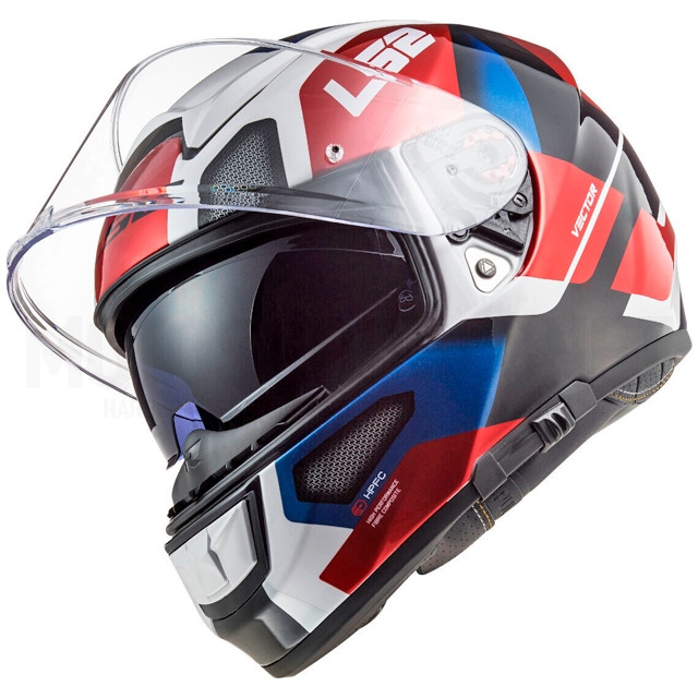 Casco integral LS2 FF397 Vector FT2 Automat Blanco / Rojo ref: A-103973832