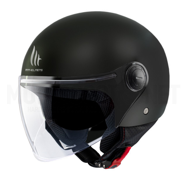 Casco MT Helmets Street S Solid A1 Negro Mate 