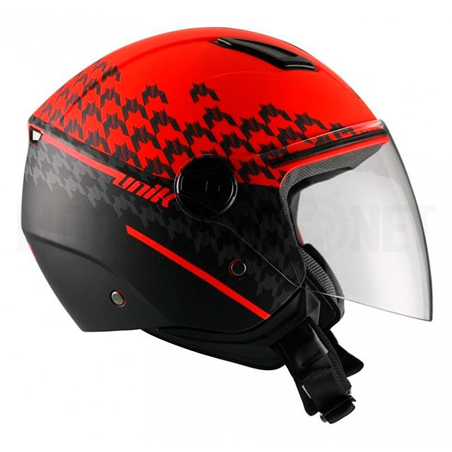 Casco Jet Unik CJ-16 Trend rojo mate ref: A-H0SX01451