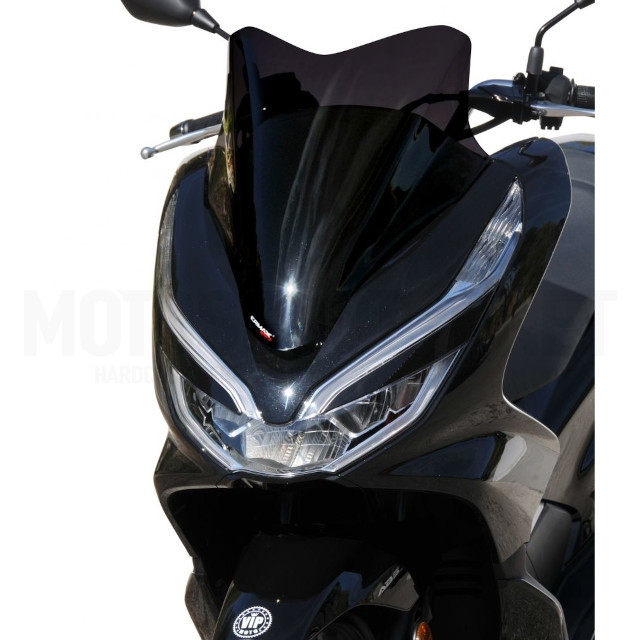 0301594-03 Cúpula Sport Honda PCX 125-150 18-20 ErMax - Negro Oscuro