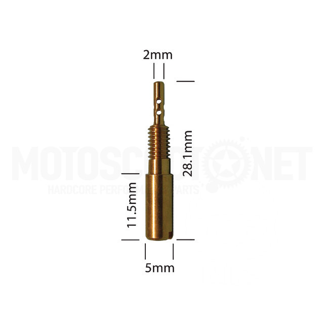 Chiclé de baja carburador tipo VM28/486 52.5 Mikuni