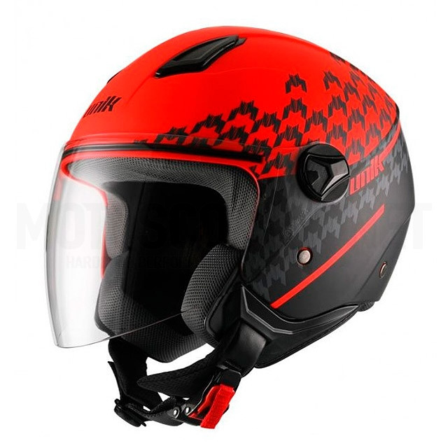 Casco Jet Unik CJ-16 Trend rojo mate ref: A-H0SX01451