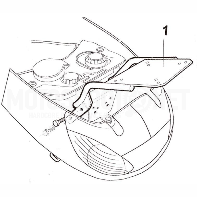 Fijaciones Top Master Piaggio Vivacity 50 SHAD