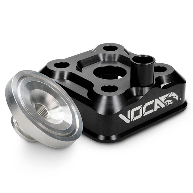 Culata modular VOCA Race Head 40mm, Yamaha DT LC/D, negro