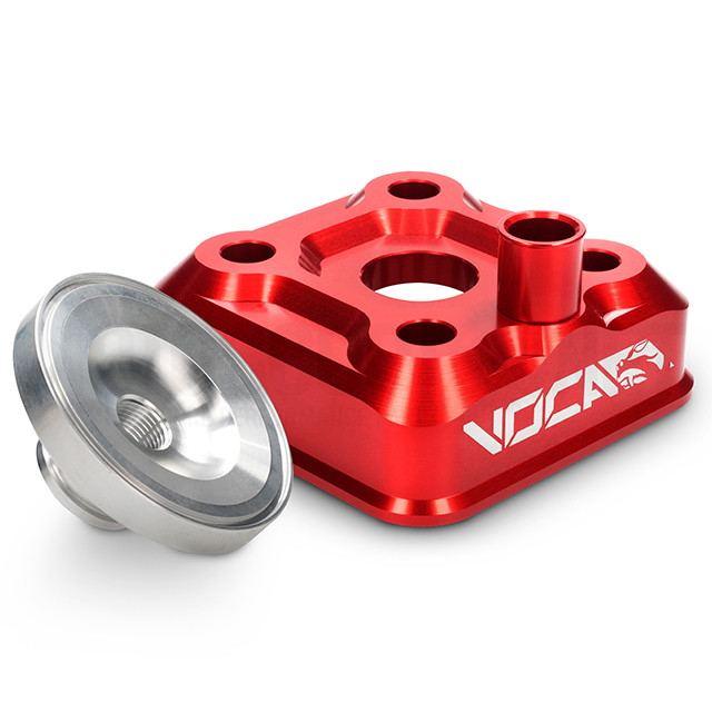 Culata modular VOCA Race Head 54mm, Yamaha DT LC/D, rojo