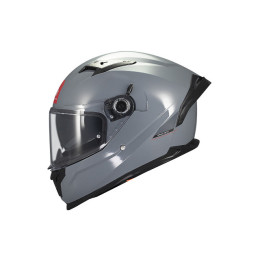Casco integral Braker SV Solid A12 MT Helmets - gris brillo