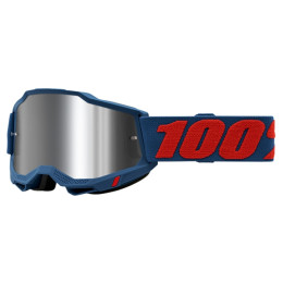 Gafas Offroad 100% Accuri 2 Odeon - cristal flash plata