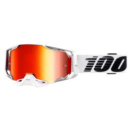 Gafas Offroad 100% Armega Lightsaber - cristal espejo rojo