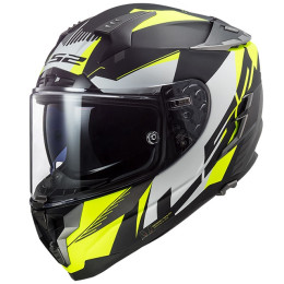 Casco integral LS2 FF327 Challenger Squadron amarillo-gris-negro mate