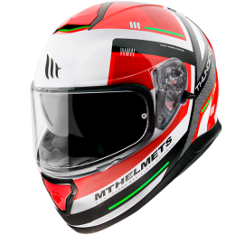 Casco MT Helmets FF102SV Thunder 3 SV Carry C5 - rojo perla brillo