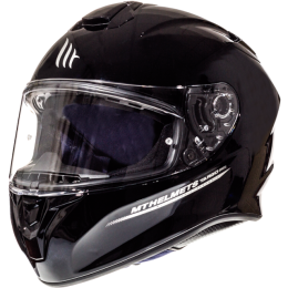 Casco MT Helmets FF106 Targo Solid A1 - negro brillo