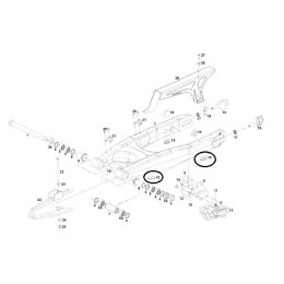 Goma protectora basculante Gas Gas EC 125/250/300