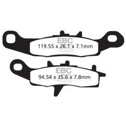 Pastillas de freno delanteras Kawasaki KX 85 / Suzuki RM 85 EBC - sinterizadas