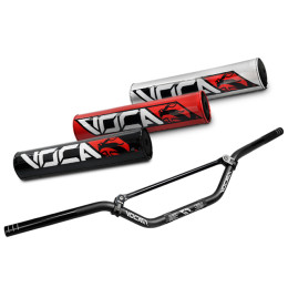 Kit manillar y protector Voca Racing d=22mm L=805mm - Negro