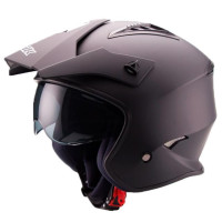 Casco trial Unik CT-07 - negro mate