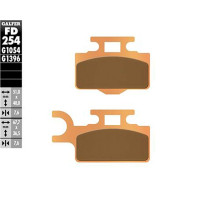 Pastillas de freno delanteras Kawasaki KX 65 >2000 Galfer - sinterizadas
