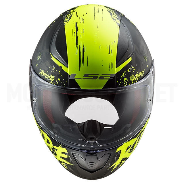 Capacete integral LS2 FF353 Rapid Naughty preto amarelo mate Sku:A-103534160 /a/-/a-103534160.jpg