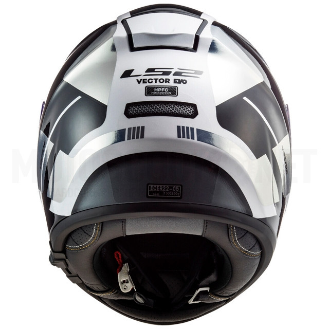 Casco integral LS2 FF397 Vector FT2 Automat Blanco / Titanio ref: A-103973808