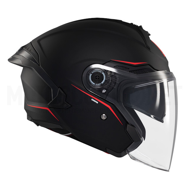 Capacete Jet Capacetes MT Cosmo SV Solid A1 Matte Black Sku:A-1361000012 /a/-/a-1361000012_2.jpg