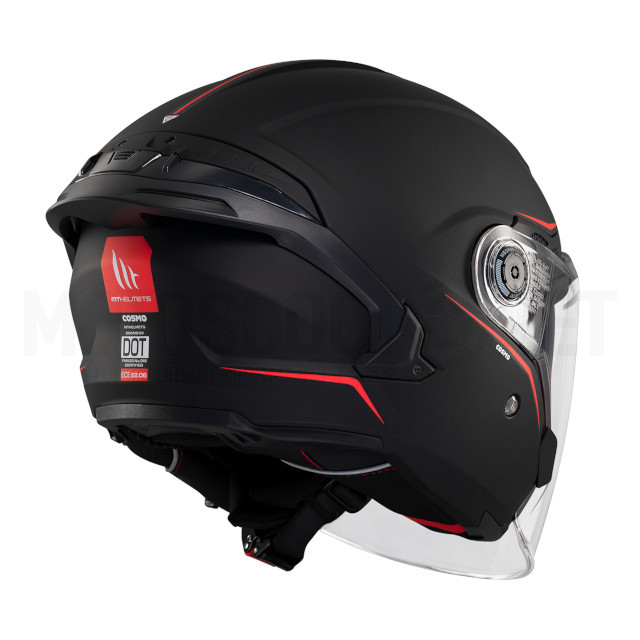 Capacete Jet Capacetes MT Cosmo SV Solid A1 Matte Black Sku:A-1361000012 /a/-/a-1361000012_9.jpg