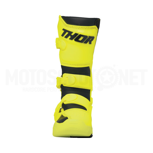 Botas Off-Road Infantil Thor Blitz XR negro/amarillo fluor 