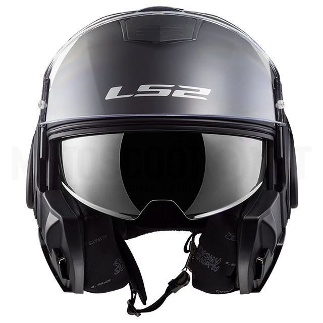 Capacete modular mono único LS2 FF399 Valiant - preto mate Sku:A-503991011 /a/-/a-503991011.jpg