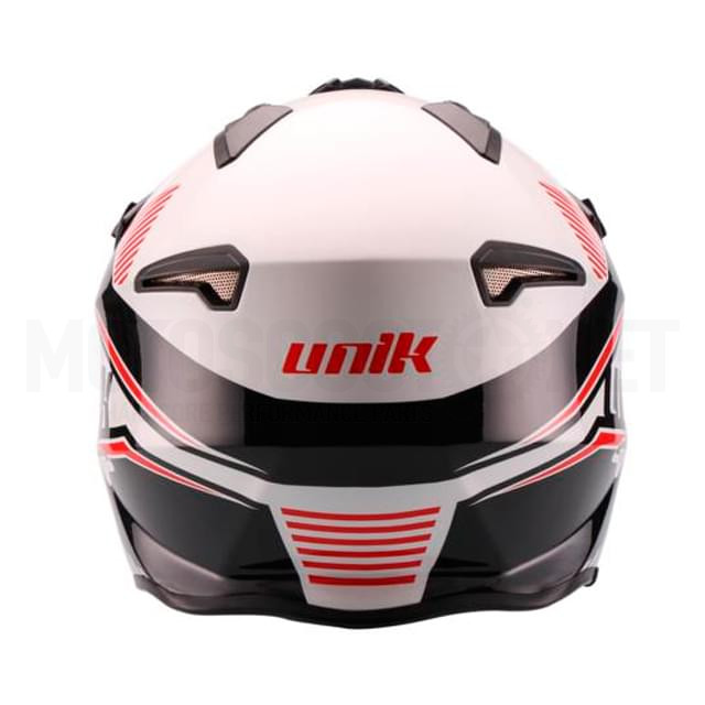 Casco Trial Unik CT-07 con gafas Blanco/Negro ref:A-H0TX01190