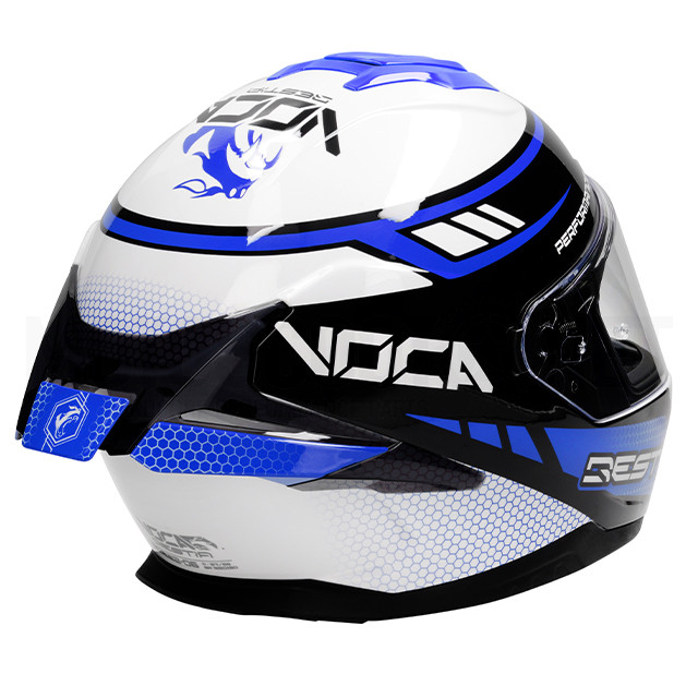 Casco integral VOCA Bestia azul poison