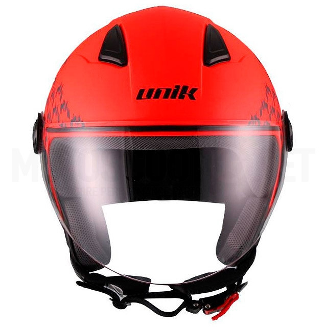 Casco Jet Unik CJ-16 Trend rojo mate ref: A-H0SX01451