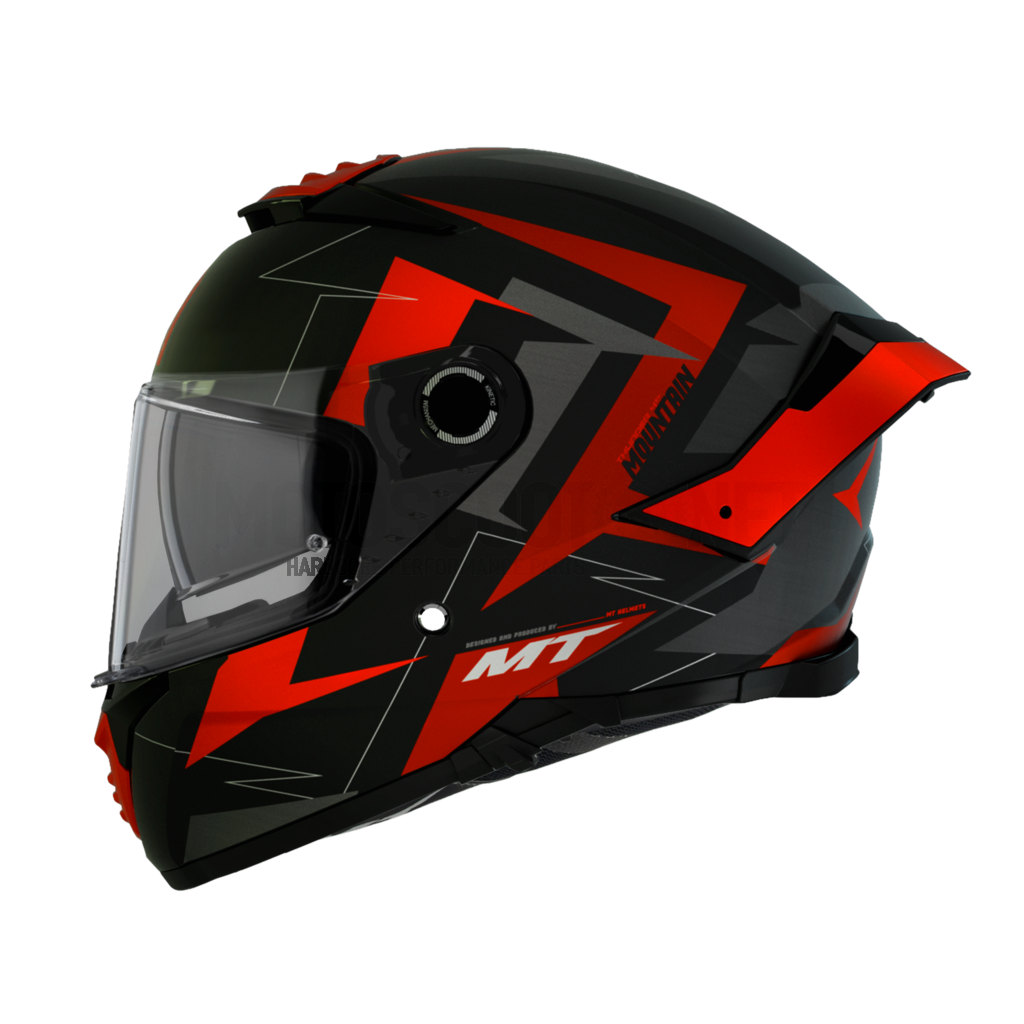 A-1308987253 Casco MT Helmets Thunder 4 SV Mountain Negro/Rojo Mate