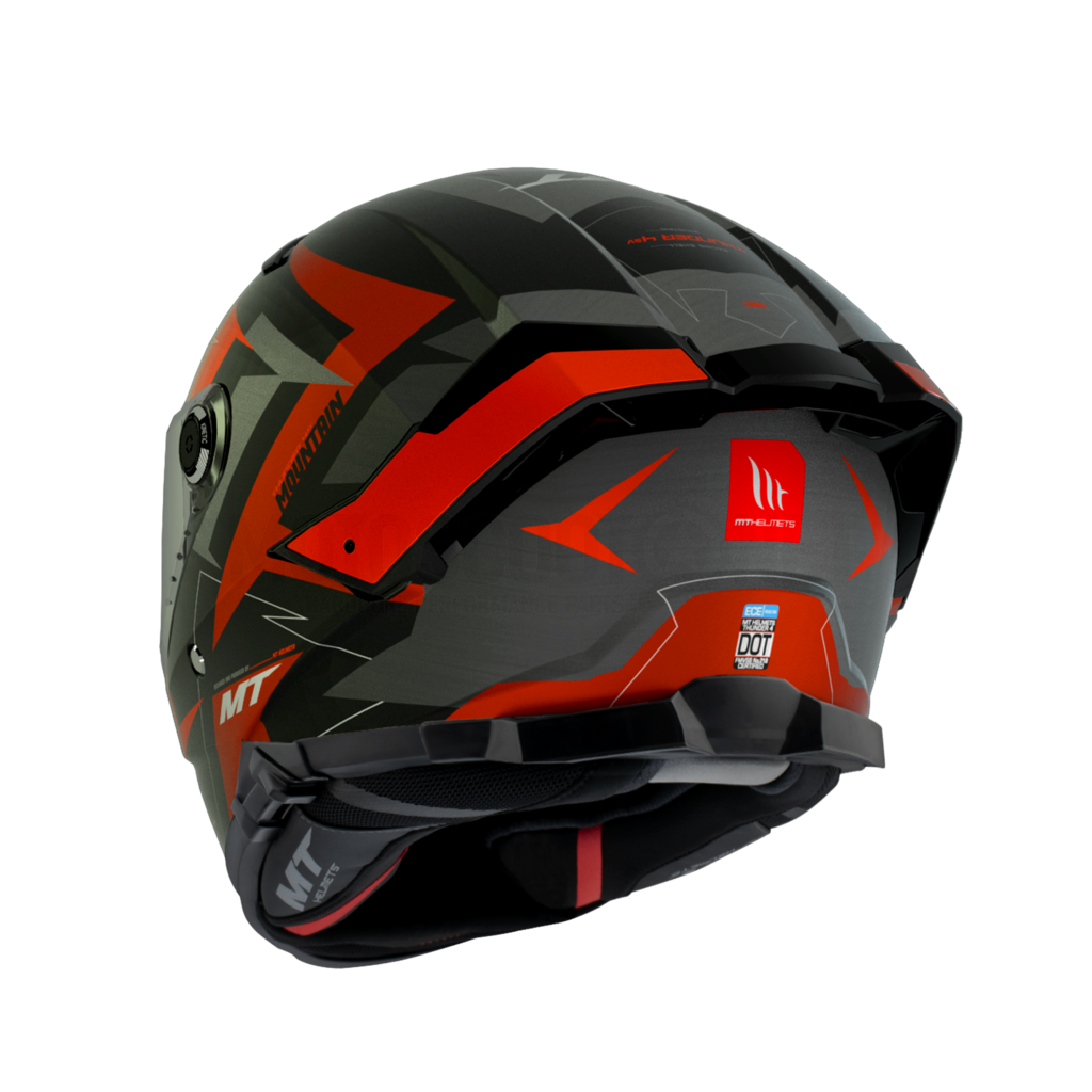 A-1308987253 Casco MT Helmets Thunder 4 SV Mountain Negro/Rojo Mate