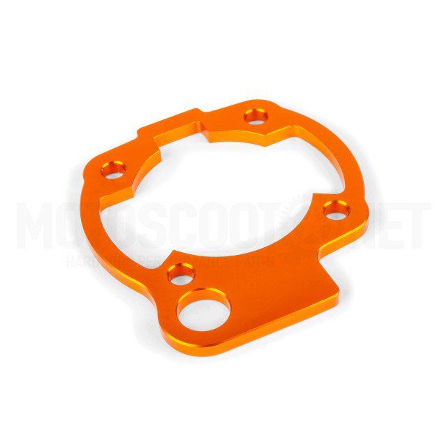 S6-80188ET01 Junta alza cilindro 5mm Minarelli AM6 Stage6 CNC - Naranja