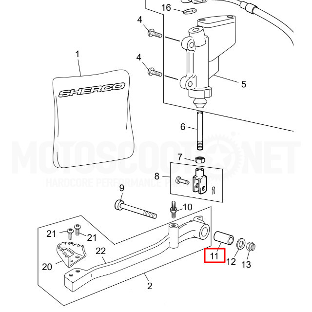 Espaciador pedal de freno original Sherco 50cc Sku:SH-H123 /s/h/sh-h123_4.jpg