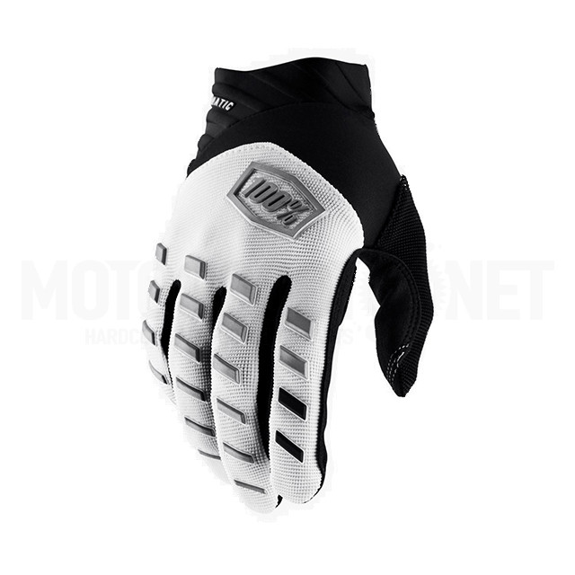 Guantes Motocross 100% AIRMATIC Blanco 2022