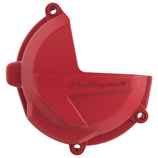 8465800002 - Protector Tapa Embrague Beta RR 250/300/Xtrainer 300 18-22 Rojo Polisport