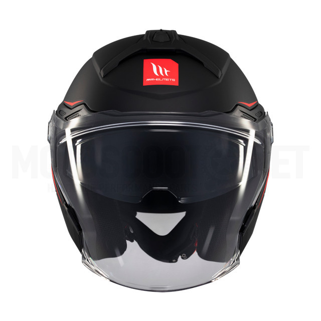 Capacete Jet Capacetes MT Cosmo SV Solid A1 Matte Black