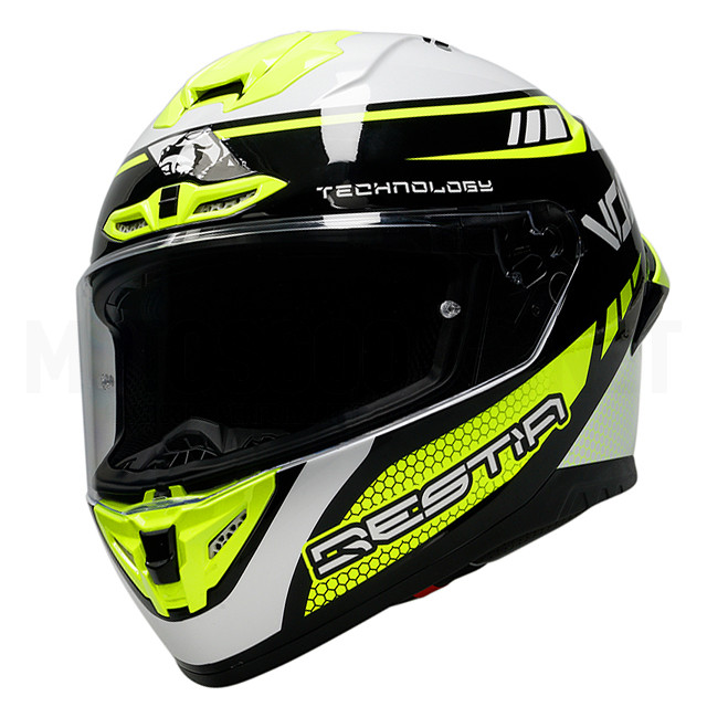 Casco integral VOCA Bestia amarillo allstar