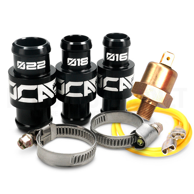 Conector T Link rosca 1/8" con termocontacto 70-60° Voca Racing ref: B-VCR-RD11T.SENS