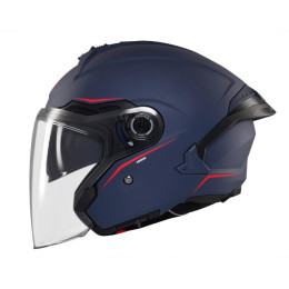Casco Jet Cosmo SV Solid A7 azul mate MT Helmets