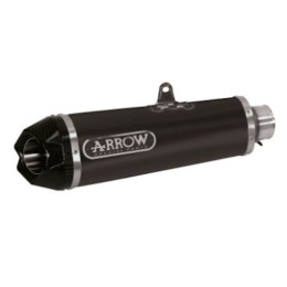 Silenciador de escape Arrow Works Yamaha Tracer 700 &gt;20 (CE) preto-carbono preto