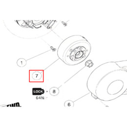 Motor Daytona FDX/SYH com volante magnético de ignição de grandes dimensões