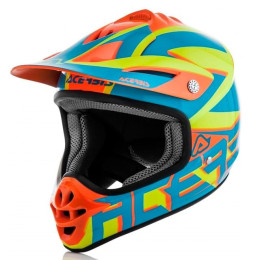 Capacete de cross country Acerbis Impact Junior 3.0 - azul-laranja