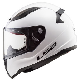 Capacete facial completo LS2 FF353 Rapid Mini Single Mono - Branco