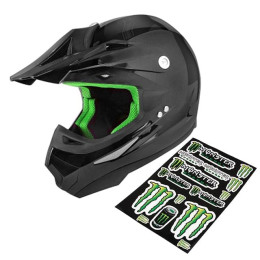 Capacete TNT cross e autocolantes Monster TNT