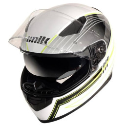 Capacete integral Unik CI-01 Air branco-preto-amarelo